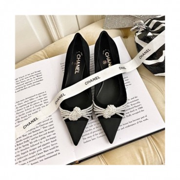 Chanel 2020 Women's Leather Flat - 샤넬 2020 여성용 레더 플렛,Size(225