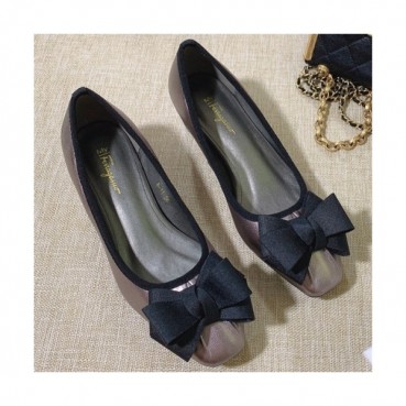 Salvatore Ferragamo 2020 Women's Leather Flat - 페라가모 2020 여성용 레더 플렛,Size(225