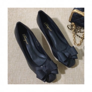 Salvatore Ferragamo 2020 Women's Leather Flat - 페라가모 2020 여성용 레더 플렛,Size(225