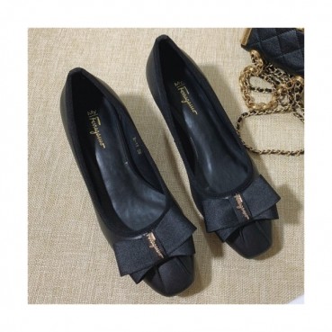 Salvatore Ferragamo 2020 Women's Leather Flat - 페라가모 2020 여성용 레더 플렛,Size(225