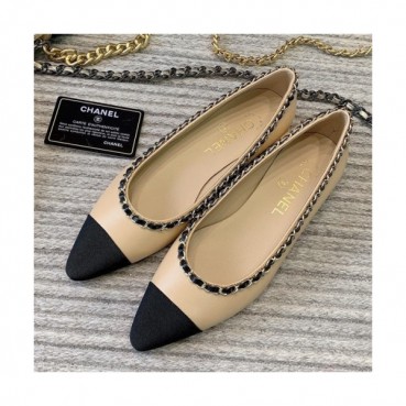 Chanel 2020 Women's Leather Flat - 샤넬 2020 여성용 레더 플렛,CHAS0467,Size(225