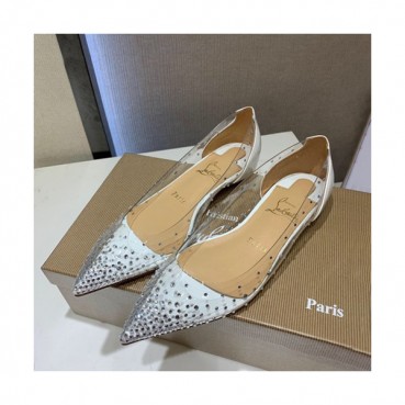 Christian Loubutin 2019 Ladies PVC Flat Shoes - 크리스챤 루부탱 2019 여성용 PVC 플랫슈즈,CLS0036.Size (225 