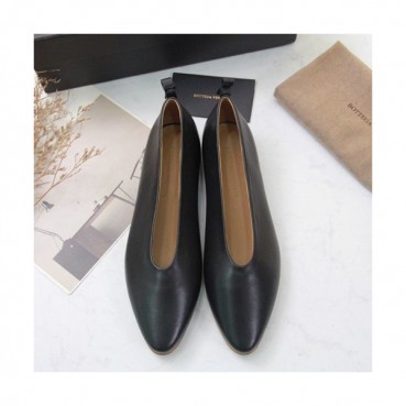 Bottega Veneta 2019 Ladies Leather Flat Shoes - 보테가베네타 2019 여성용 레더 플랫 슈즈 BVS0044,Size(225 