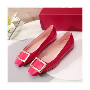 Roger Vivier 2019 Ladies Leather Flat Shoes - 로저비비에 2019 여성용 레더 플랫슈즈 RVS0074.Size(225 