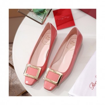 Roger Vivier 2019 Ladies Leather Flat Shoes - 로저비비에 2019 여성용 레더 플랫슈즈 RVS0072.Size(225 