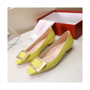 Roger Vivier 2019 Ladies Leather Flat Shoes - 로저비비에 2019 여성용 레더 플랫슈즈 RVS0070.Size(225 
