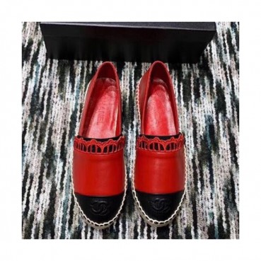 Chanel 2019 Ladies Leather Slip On - 샤넬 2019 여성용 레더 슬립온 CHAS0223.Size(225 