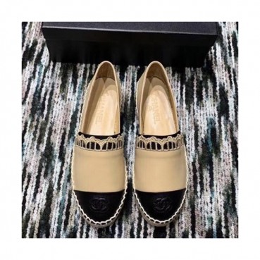 Chanel 2019 Ladies Leather Slip On - 샤넬 2019 여성용 레더 슬립온 CHAS0222.Size(225 