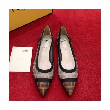 Fendi 2019 Ladies Flat Shoes - 펜디 2019 여성용 플랫슈즈,FENS0010,Size(225 
