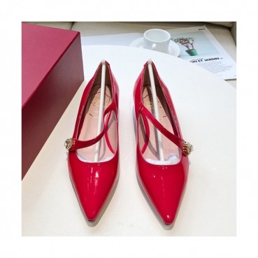 Roger Vivier 2019 Ladies Leather Flat Shoes - 로저비비에 2019 여성용 레더 플랫슈즈 RVS0050.Size(220 