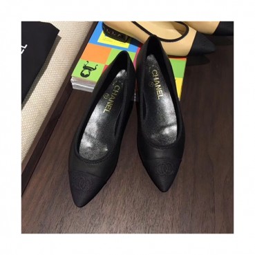 Chanel 2019 Ladies Leather Flat Shoes - 샤넬 2019 여성용 레더 플랫 슈즈 CHAS0160,Size(225 