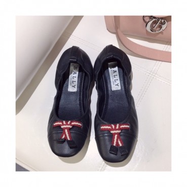 Bally 2019 Ladies Leather Ballet Flat Shoes - 발리 2019 여성용 레더 발렛 플랫 슈즈, BALS0023.Size(225 