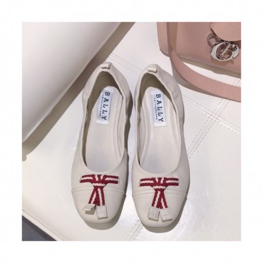 Bally 2019 Ladies Leather Ballet Flat Shoes - 발리 2019 여성용 레더 발렛 플랫 슈즈, BALS0022.Size(225 