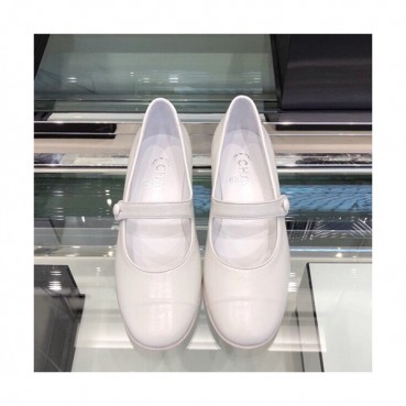 Chanel 2019 Ladies Leather Middle Heel Ballet Shoes - 샤넬 2019 여성용 레더 미들힐 발렛 슈즈,CHAS0145.Size(225 