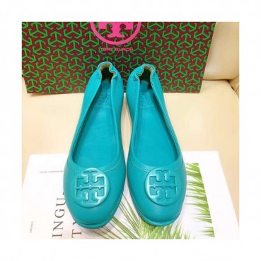 Tory  Burch 2019 Ladies Initial Logo Leather Ballet Flat Shoes - 토리버치 2019 여성용 이니셜 로고 레더 발렛 플랫 슈즈 TBS0013,Size(220 