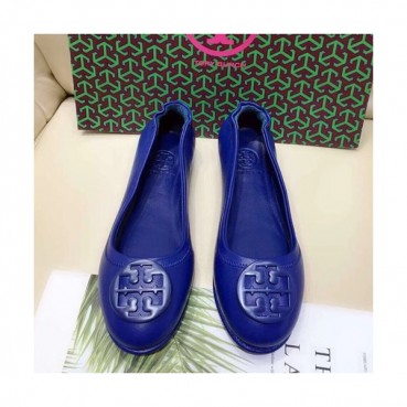 Tory  Burch 2019 Ladies Initial Logo Leather Ballet Flat Shoes - 토리버치 2019 여성용 이니셜 로고 레더 발렛 플랫 슈즈 TBS0012,Size(220 