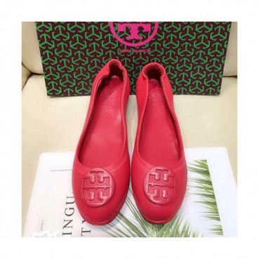 Tory  Burch 2019 Ladies Initial Logo Leather Ballet Flat Shoes - 토리버치 2019 여성용 이니셜 로고 레더 발렛 플랫 슈즈 TBS0008,Size(220 