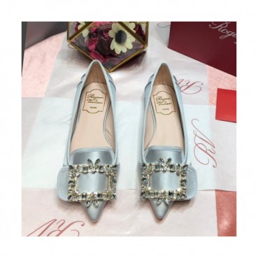 Roger Vivier 2019 Ladies Silk Flat Shoes - 로저비비에 2019 여성용 실크 플랫슈즈 RVS0035.Size(225 