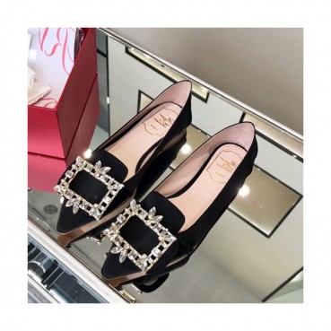 Roger Vivier 2019 Ladies Silk Flat Shoes - 로저비비에 2019 여성용 실크 플랫슈즈 RVS0034.Size(225 