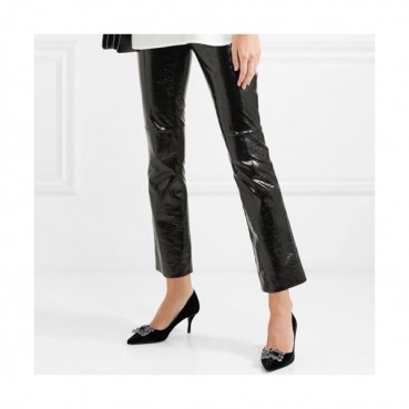 Roger Vivier 2019 Ladies Velvet Pumps Heel / Flat Shoes - 로저비비에 2019 여성용 벨벳 펌프스 힐 / 플랫슈즈 RVS0031.Size(225 