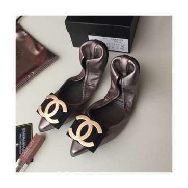 Chanel 2019 Ladies Ballet Flat Shoes - 샤넬 2019 여성용 발렛 플랫 슈즈 CHAS0085,Size(225 