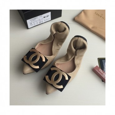 Chanel 2019 Ladies Ballet Flat Shoes - 샤넬 2019 여성용 발렛 플랫 슈즈 CHAS0083,Size(225 