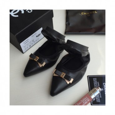 Chanel 2019 Ladies Ballet Flat Shoes - 샤넬 2019 여성용 발렛 플랫 슈즈 CHAS0075,Size(225 