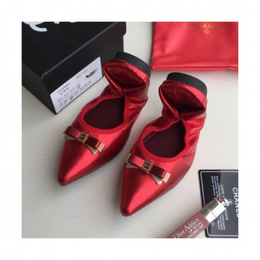 Chanel 2019 Ladies Ballet Flat Shoes - 샤넬 2019 여성용 발렛 플랫 슈즈 CHAS0072.Size(225 