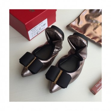 Salvatore Ferragamo 2019 Ladies Ballet Flat Shoes - 페라가모 2019 여성용 발렛 플랫 슈즈 FGMS0001.Size(225 