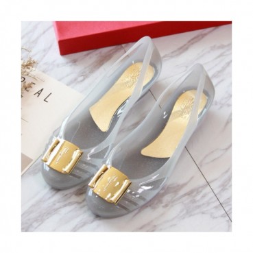 Salvatore Ferragamo 2019 Womens Classic Metal Logo Ballet Shoes - 페라가모 여성 클래식 메탈 로고 발렛 슈즈 Fer0258x.Size(225 