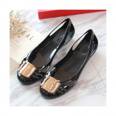 Salvatore Ferragamo 2019 Womens Classic Metal Logo Ballet Shoes - 페라가모 여성 클래식 메탈 로고 발렛 슈즈 Fer0256x.Size(225 