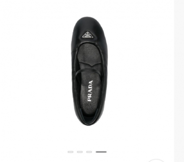 Prada 2022 Women;s Steel Logo Flat shoes- 프라다 여성 스틸 로고 플렛슈즈 Pra0530x.Size(225 