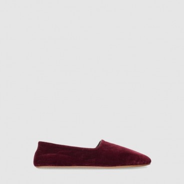 더 로우 여성 폰티 벨벳 슬리퍼 - Tthe Row Womens Ponti Velvet Slippers 
