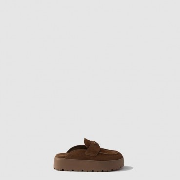 프라다 여성 가죽 뮬 - Prada Womens Leather Mule 