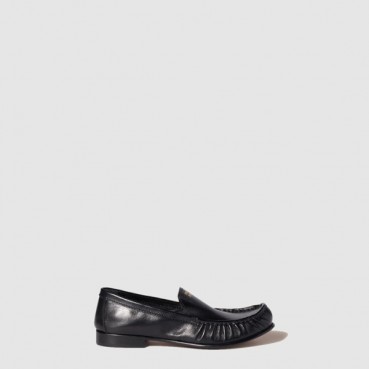 미우미우 여성 버팔로 가죽 로퍼 - Miu Miu Buffalo Leather Loafers 