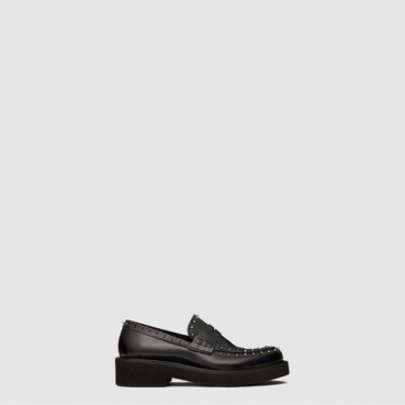 발렌티노 남성 가라바니 젠틀글램 가죽 로퍼 - Valentino Mens Garavani Gentle Glam Leather Loafers 