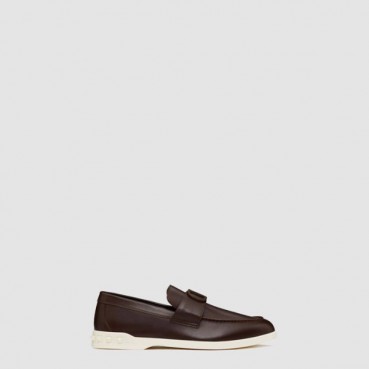 발렌티노 남성 레저 플로우 가죽 로퍼 - Valentino Mens Leisure Flow Calfskin Loafers 