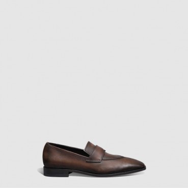 벨루티 남성 그랜드 에크리투아 레더 로퍼 - Berluti Mens Grand Ecritoire Leather Loafers 