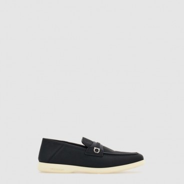 페라가모 남성 간치니 오너먼트 디컨스트럭티드 로퍼 - Ferragamo Mens Gancini Ornament Deconstructed Loafers 