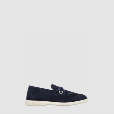 페라가모 남성 간치니 오너먼트 디컨스트럭티드 로퍼 - Ferragamo Mens Gancini Ornament Deconstructed Loafers 