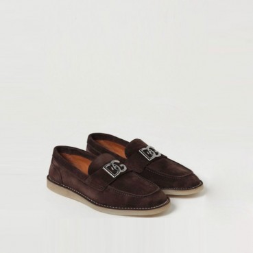 돌체앤가바나 남성 뉴플로리오 러버솔 스웨이드 로퍼 - Dolc&Gabbana Mens New Florio Loafer 