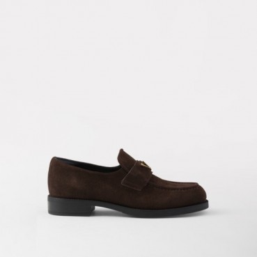 프라다 여성 스웨이드 로퍼 - Prada Womens Suede Loafer 