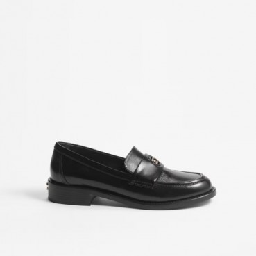 샤넬 여성 블랙 로퍼 - Chanel Womens Black Loafer 
