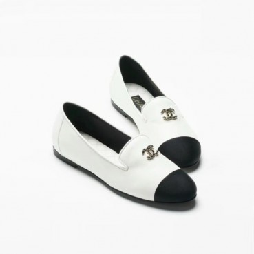 샤넬 여성 화이트 에스파듀 - Chanel Womens White Slip