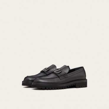 발렌티노 남성 블랙 로퍼 - Valentino Mens Black Loafer 