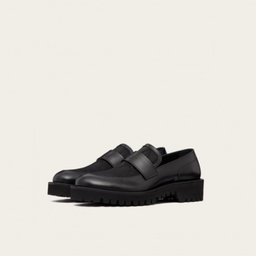발렌티노 남성 블랙 로퍼 - Valentino Mens Black Loafer 