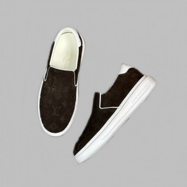 루이비통 남성 브라운 로퍼 - Louis vuitton Mens Brown Loafer 