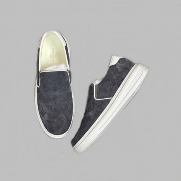 루이비통 남성 그레이 로퍼 - Louis vuitton Mens Gray Loafer 