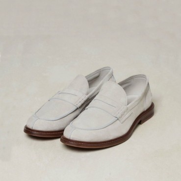 브루넬로쿠치넬리 남성 그레이 로퍼 - Brunello Cucinelli Mens Gray Loafer 