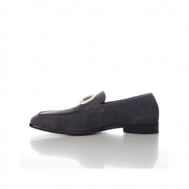에르메네질도 제냐 남성 그레이 로퍼 - Ermenegildo Zegna Mens Gray Loafer 